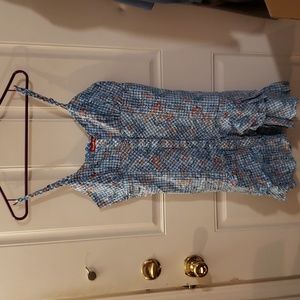 Panhandle Slim Blue Summer Dress Sz M